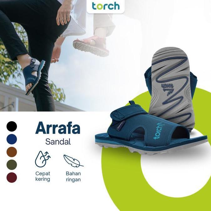 kaulaseller33 - sandal travelling nyaman ramadan umroh haji pria wanita stylish - torch arrafa