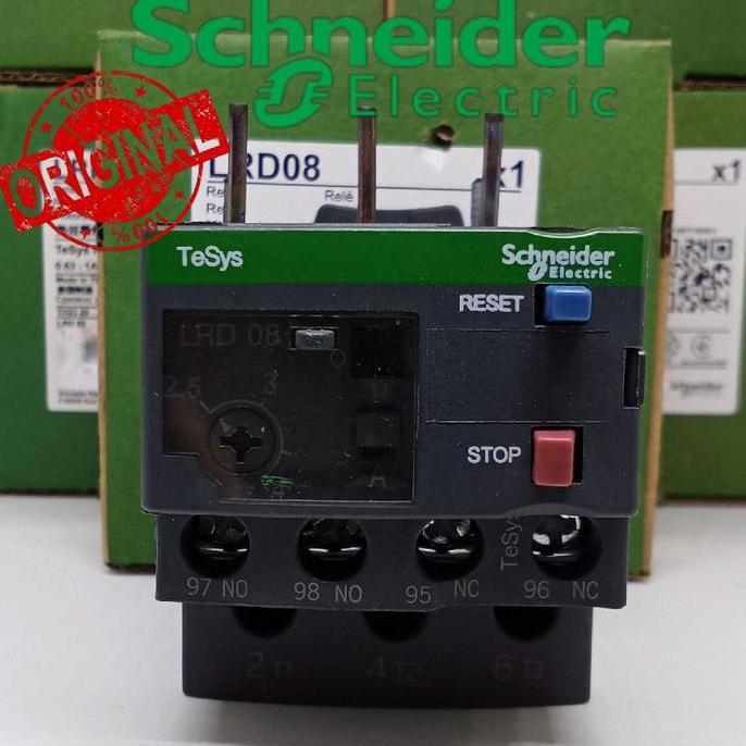 overload kontaktor Schneider lrd 08 2.5-4A/thermal overload Schneider lrd 08 overload lrd08 overload