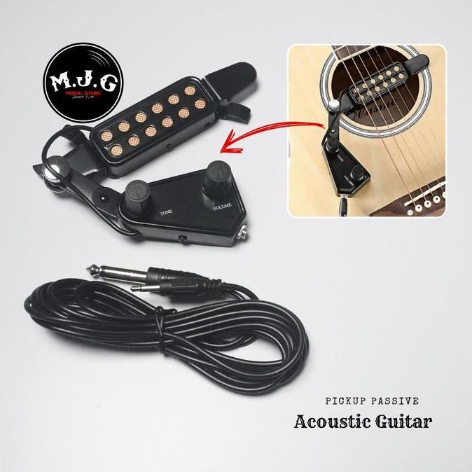 Pickup Preamp Gitar Akustik Premium P-011 Clean String