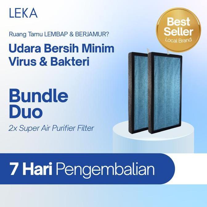 LEKA - Bundle 2 pcs Replacement Filter AP8000 Super Air Purifier
