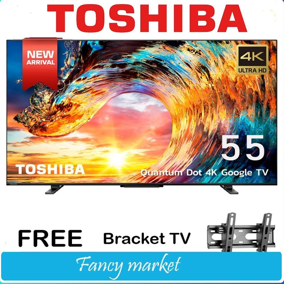 QLED TOSHIBA UHD 4K TV GOOGLE TV TOSHIBA 55M550MP UHD 4K SMART GOOGLE TV QLED LED TV - 55 inch