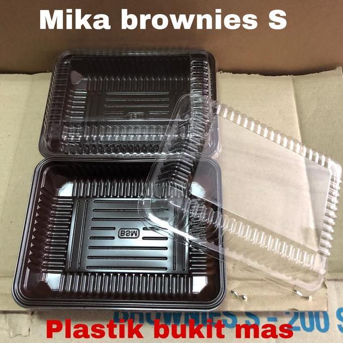 New- mika brownies S / kotak plastik brownies size S / box brownies size S