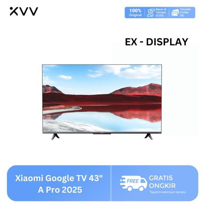 Terlaris (Ex - Display) Xiaomi A Pro 2025 43" Smart Tv