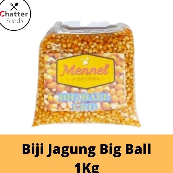 Jagung Usa 1Kg Mennel Popcorn Bball Mushroom Popcorn