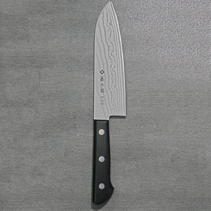 Japanese Knife Tojiro Dp Damascus By Vg10 Santoku 170Mm