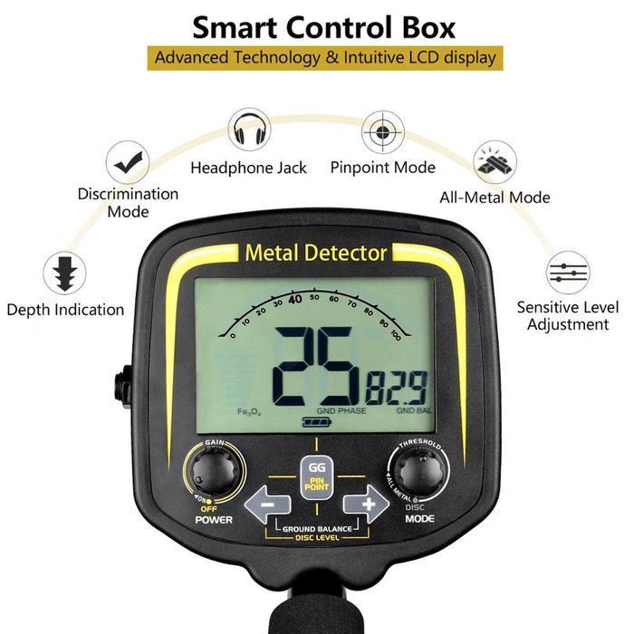 Original Tianxun Metal Detector Tx850 Tx-850 Tx 850 Detektor Alat Pencari Emas Logam Harta Karun Ori