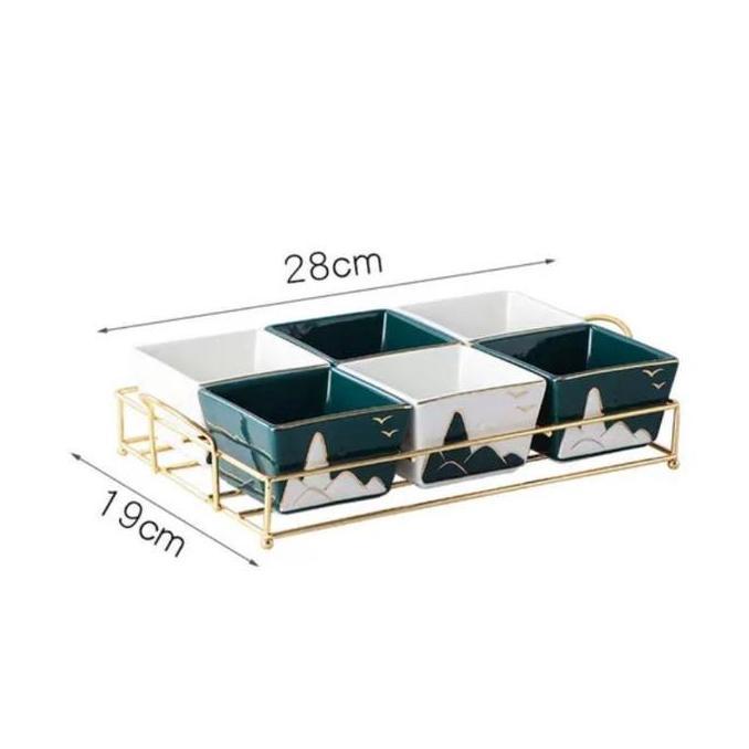 Sun Snack Tray / Tempat camilan keramik / wadah snack dan fruit