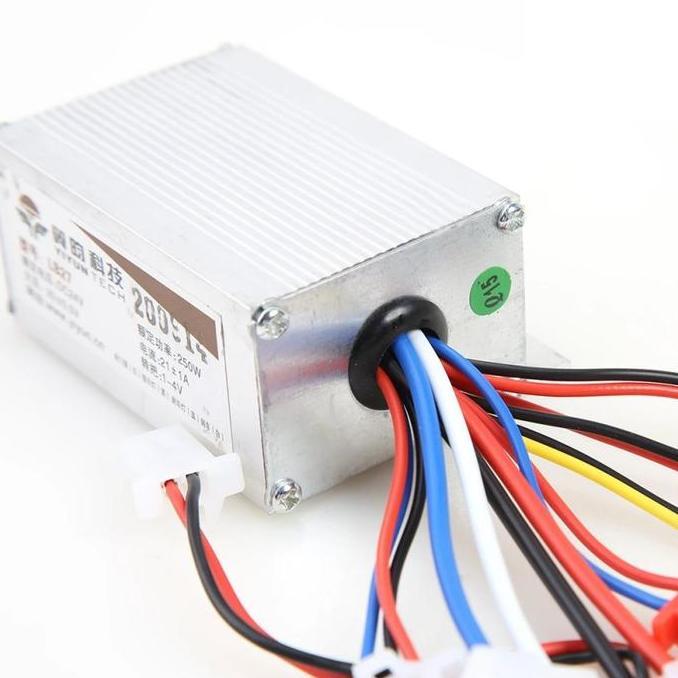 Controller Sepeda Listrik Brushed Universal 24V 250W Kontroler Skuter Listrik Untuk Sepeda Listrik D