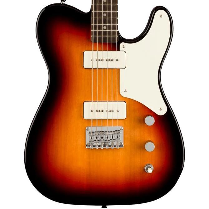 SQUIER PARANORMAL SERIES BARITONE CABRONITA TELECASTER 3-TONE SUNBURST ELECTRIC GUITAR BMJ