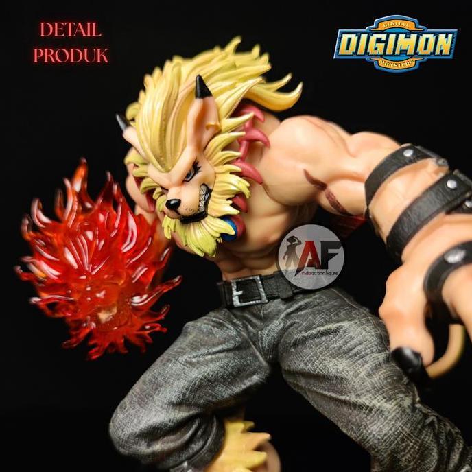 ernashop577 - statue action figure digimon wolfmon fairymon agnimon leomon recast