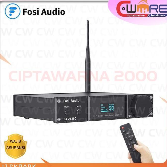 :::::::] Fosi Audio Bluetooth 5.0 Amplifier 2.1 Channel with Remote - BDB