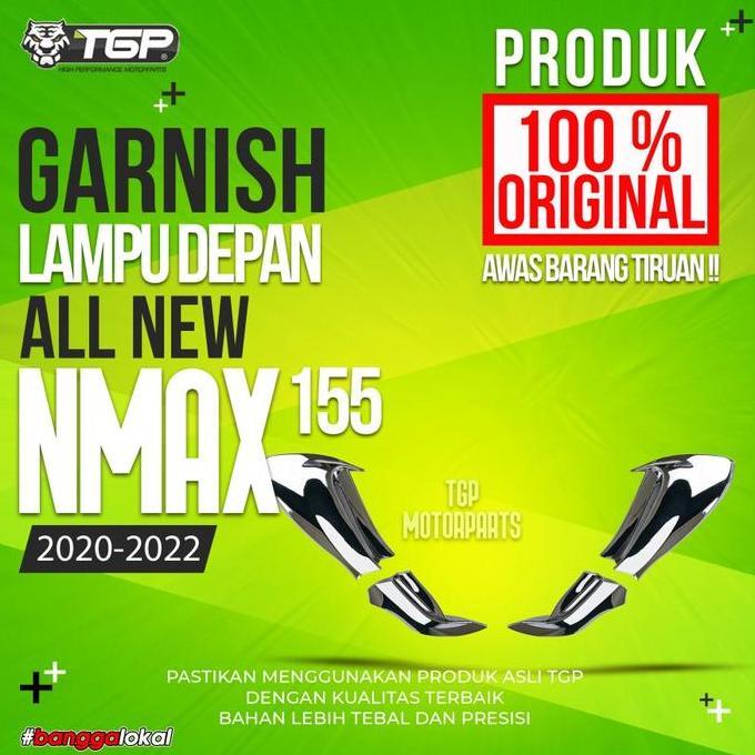 Promo Garnish Lampu Depan All New Nmax 155 (2020 -2021) Aksesoris Variasi Diskon