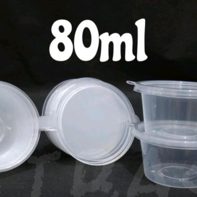 New- isi 50 pcs thinwall DM sauce /puding cup 50ml/ cup sambel / cup puding
