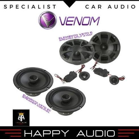 Murah Paket Audio Mobil Full Set Sound System Venom Elemento Veto Series