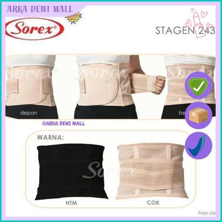 KORSET STAGEN SLIM 2X PELEKAT/KORSET PENGECIL PERUT BAHAN BERKUALITAS TINGGI 