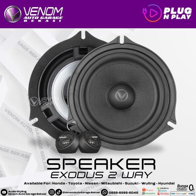 Murah Venom Speaker Exodus 2 Way Pnp