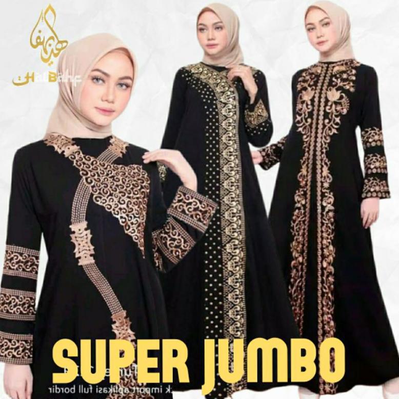 AH FORMOSA Abaya Gamis Turkey Super Jumbo Abaya Arab Umroh