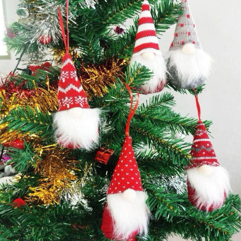Murahhh gantungan boneka GNOME pohon natal/gantungan pohon natal gnome / boneka natal