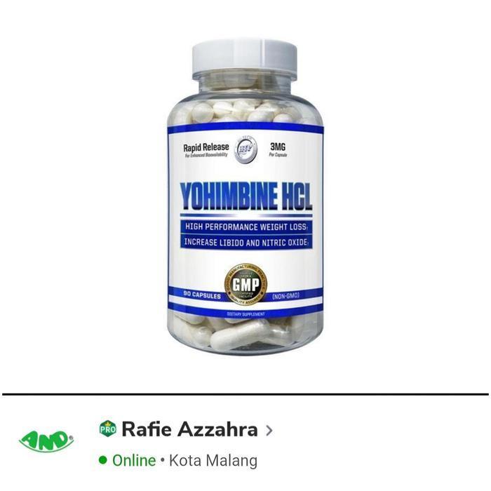 APS Nutrition Yohimbe HCL 90 Capsules