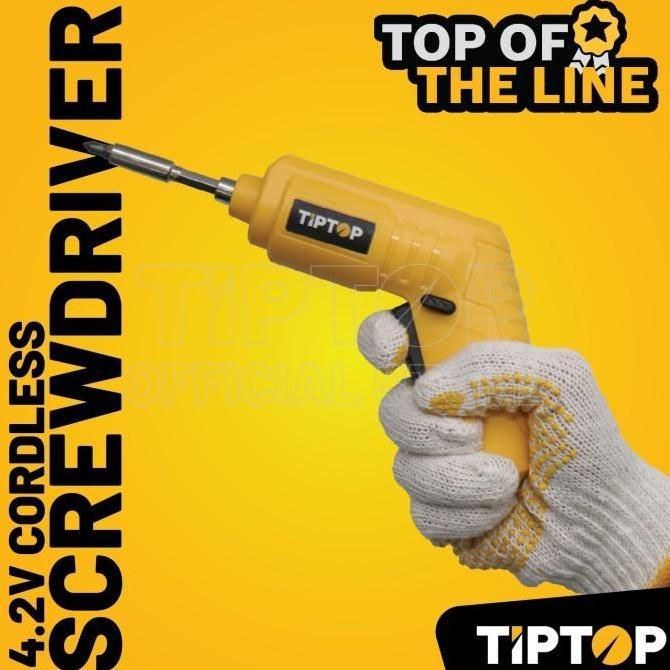 TIP TOP Cordless Screwdriver / Obeng Baterai 4.2V (BSD-042)