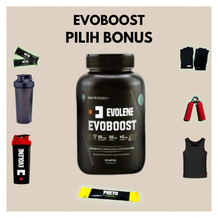EVOBOOST BY EVOLENE BPOM HALAL TESTOSTERONE BOOSTER EVOLENE - EVOBOOST
