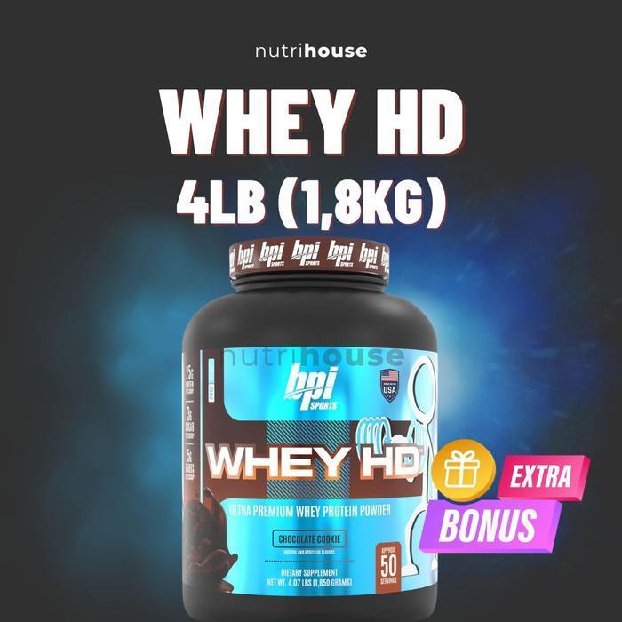 BPI Sports Whey HD 4lbs Whey Protein Concentrate and Isolate