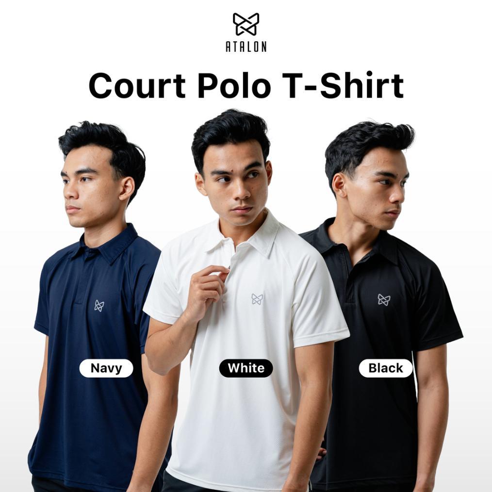 Kaos Polo Olahraga Tennis / Padel / Training / Gym / Polo T-Shirt - Atalon Court Polo T-Shirt
