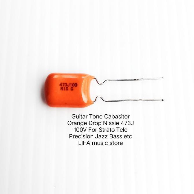 Capasitor Tone Gitar Orange Drop Nissie Usa 473J 100V