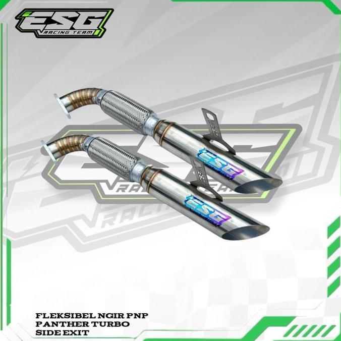 FLEKSIBEL NGIR PNP PANTHER TURBO MODEL SAMPING - SIDE EXIT KNALPOT ORIGINAL DAN TERPERCAYA