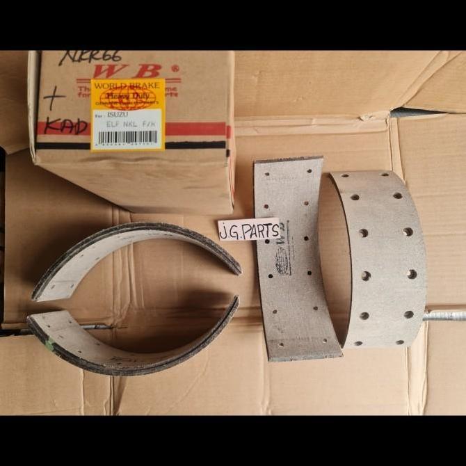 BRAKE LINING / KAMPAS REM WB DEPAN / BELAKANG SUZUKI ELF NKR71 NKR 71 TERBATAS