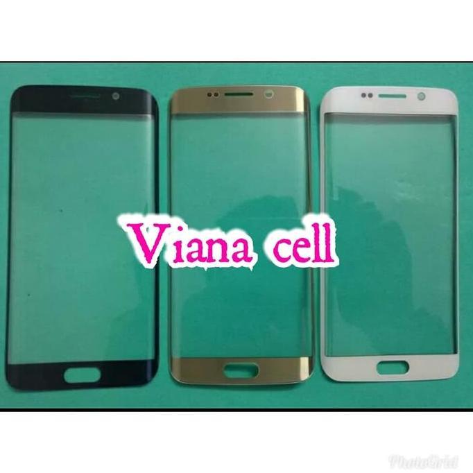 Kaca Lcd Kaca Touchscreen Kaca Depan Samsung S7 Edge Ori Warna Gold