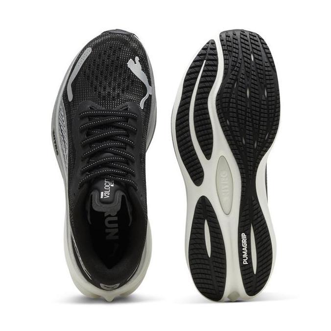 PUMA Sepatu Lari Wanita Velocity NITRO 3 Black-Silver-White