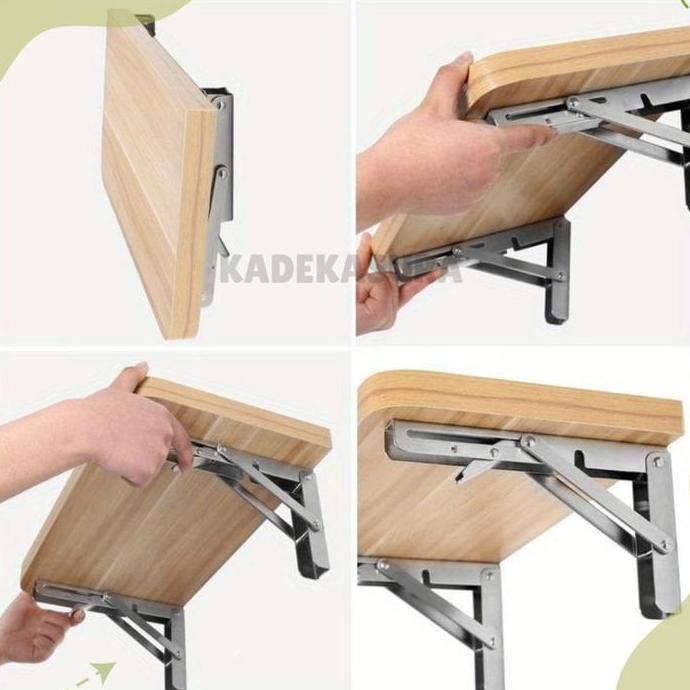 Qohahruns - Meja Dinding Lipat Meja Laptop & Dapur Portable Penyimpanan Besar