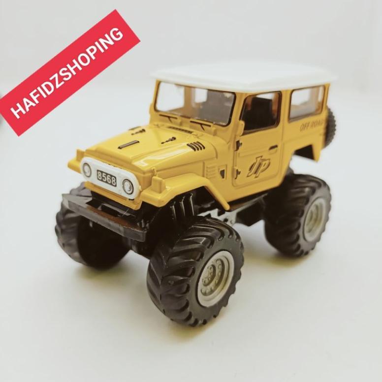 DIECAST MOBIL JEEP HARTOP BAN BESAR MAINAN MINIATUR PAJANGAN KOLEKSI ANAK