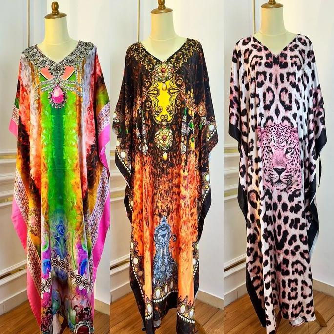 Kaftan model kalong india  Dress Wanita Panjang Mewah