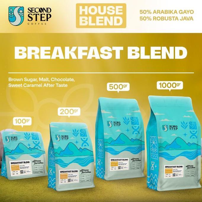 QOHAHRUNS - BIJI KOPI BUBUK GOLD BREAKFAST BLEND ESPRESSO KOPDAR COFFEE