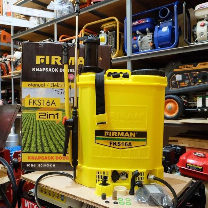 BEBAS ONGKIR - FIRMAN SEMPROT HAMA KNAPSACK DOUBLE SPRAYER 2IN1