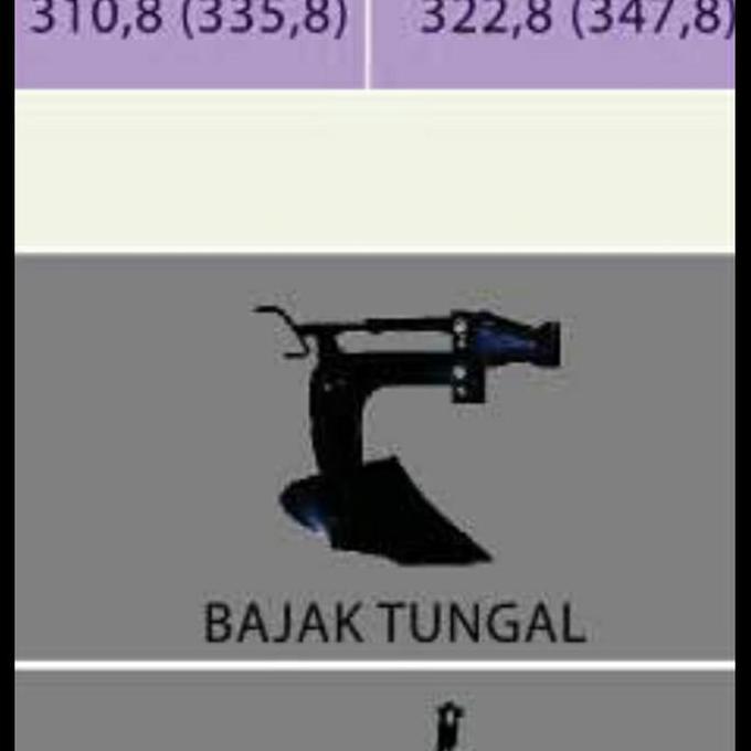 BAJAK TUNGGAL HAND TRAKTOR YANMAR LUKU TRAKTOR YANMAR