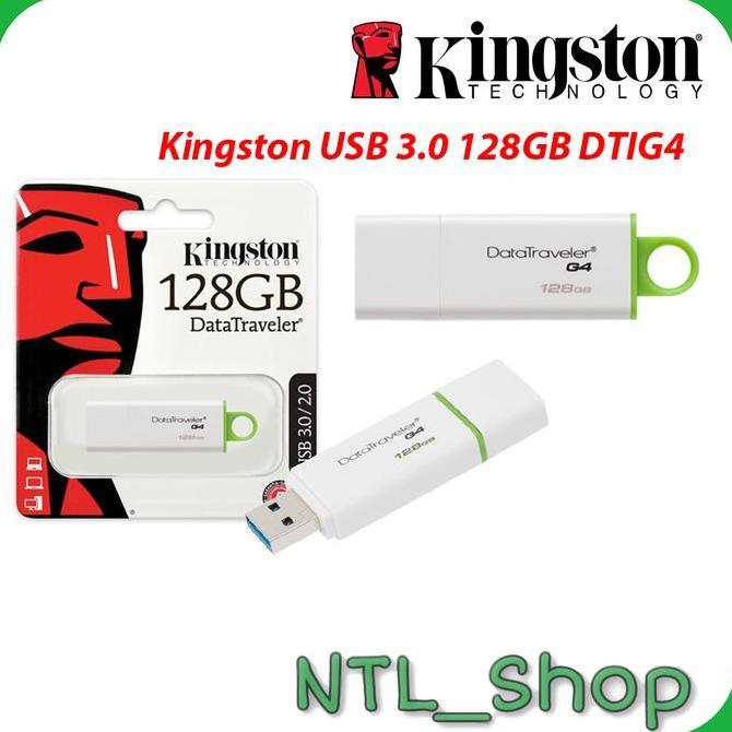 NEW KINGSTON USB FLASHDISK 3.0 DTIG4 128GB-KINGSTON DataTraveler G4 128GB