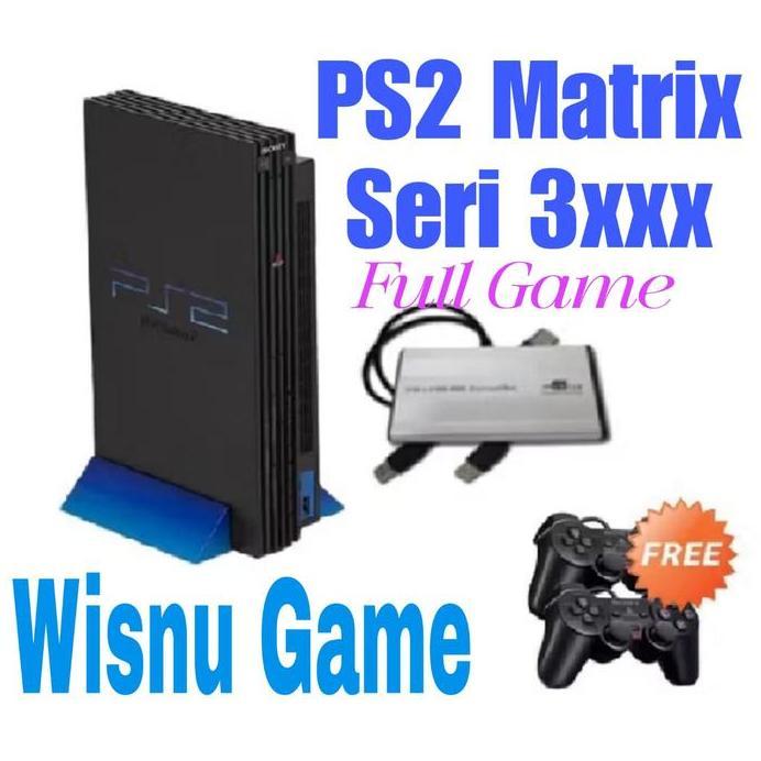 PLAYSTATION 2 FAT SONY PS2 MATRIX HDD 120GB