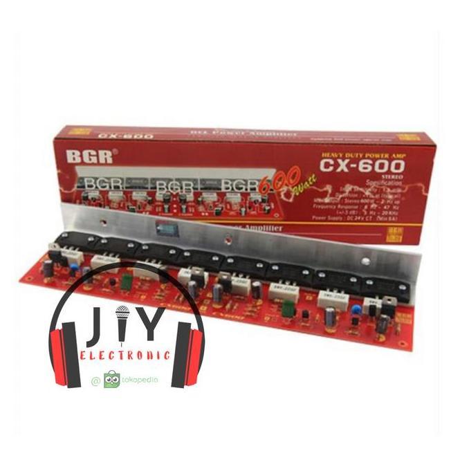 Kit Power Stereo 600W OCL CX600 CX 600 CX-600 Amplifier Sanken 2 BGR