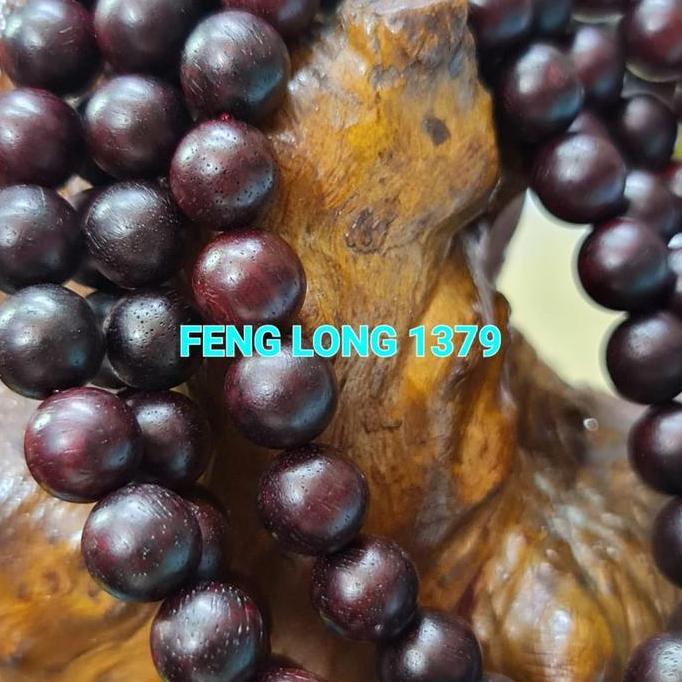 Kalung Japamala (Tasbih Buddhist) Kayu Cendana 108 Butir