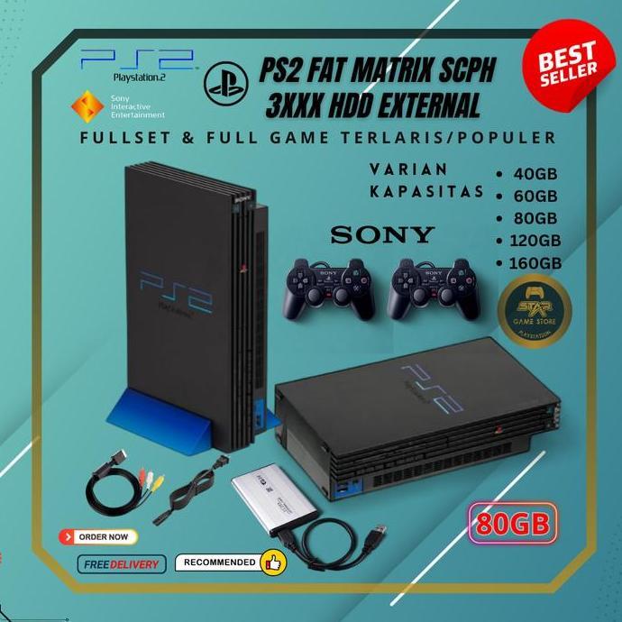 Ps2 Playstation 2 Matrix Fat Hardisk Full Game