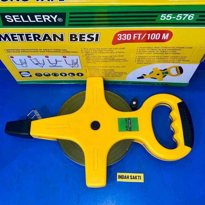 TERBARU - METERAN PLAT TANCAP 100 METER SELLERY METERAN BESI ROL 100M