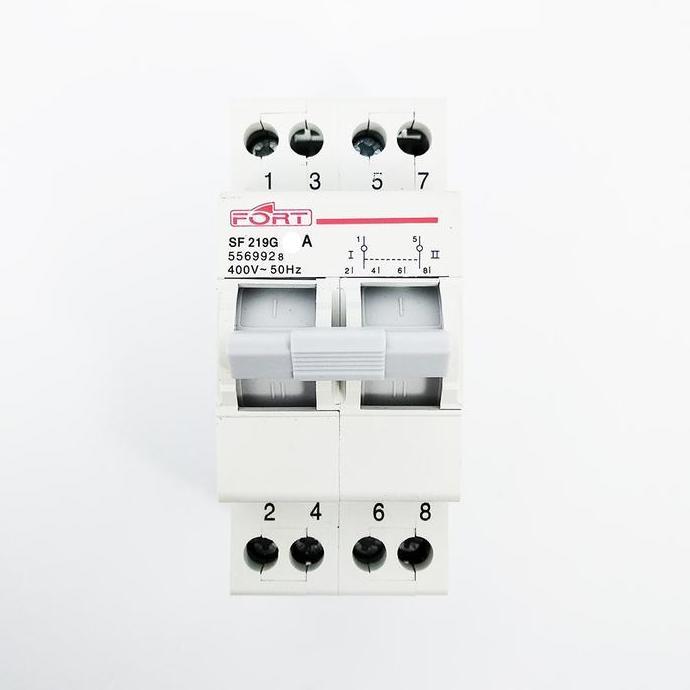 MCB Ohm Saklar 63A 2P Fort Cos Change Over Switch 2 Phase Original