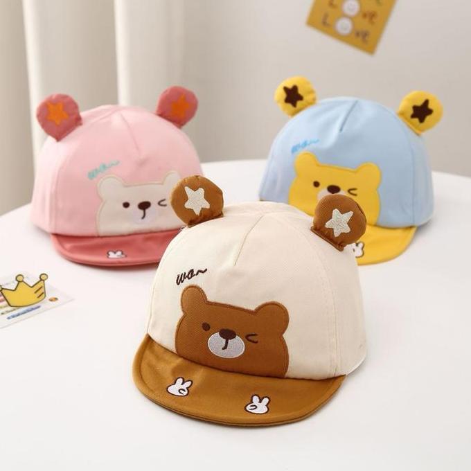 5-18 bulan Topi Baseball Bucket Anak Unisex Model Wo Wink Peace murah