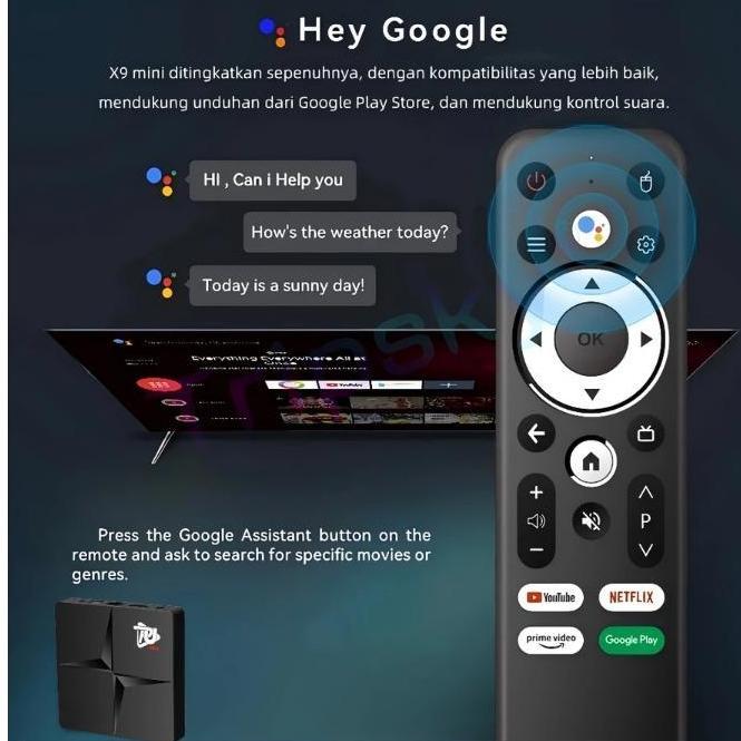 UPHOME Android Tv Box Mini 4K-HD Ultra Android 13 Ram 1/2/4GB Rom 8/16/32GB WIFI 2.4G/5G Bluetooth S