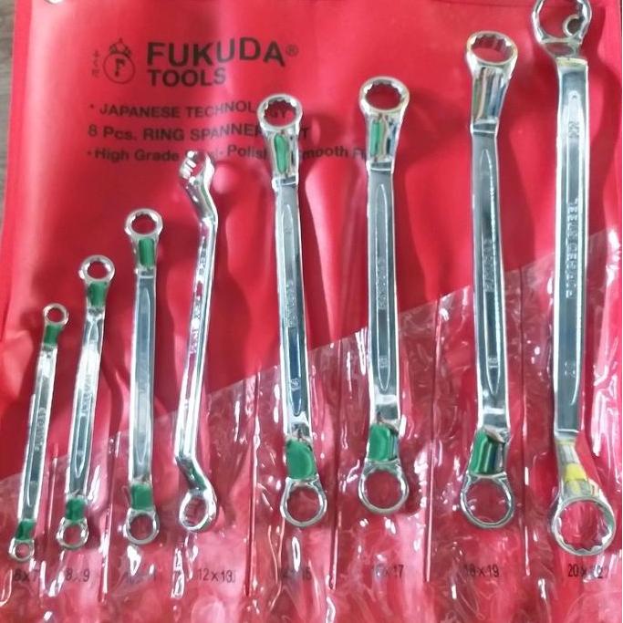 TERBARU - Kunci Ring Set Fukuda Japan  6-22 Double Ring