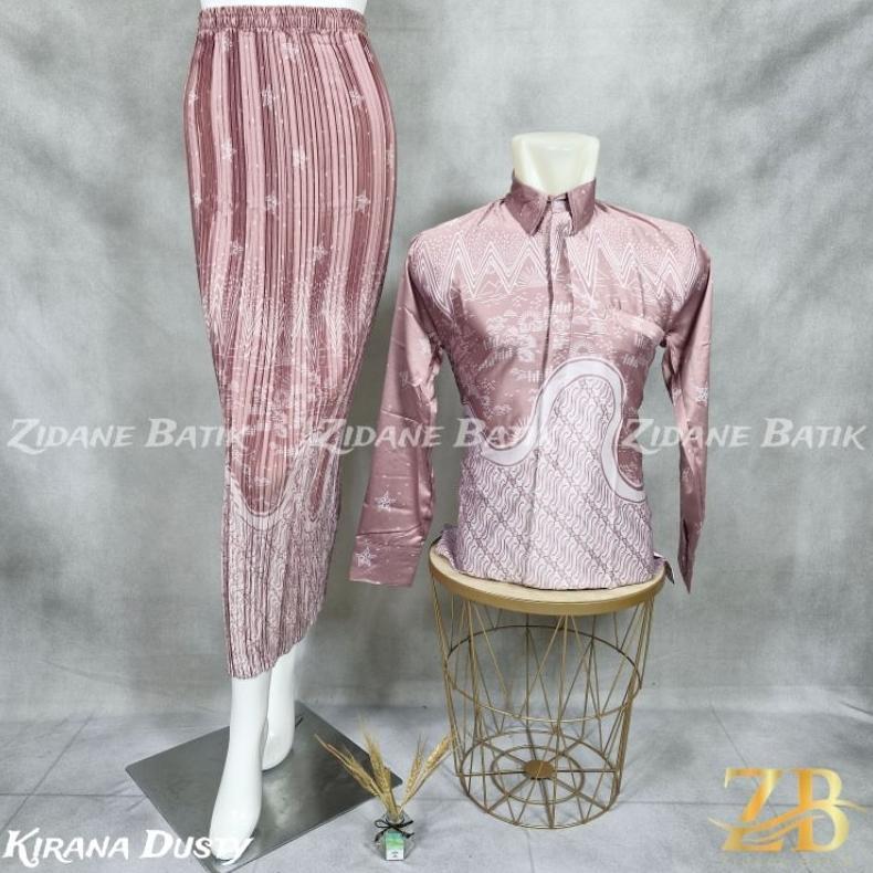 baju batik couple / rok plisket batik couple / batik couple pasangan / batik seragam keluarga / rok 