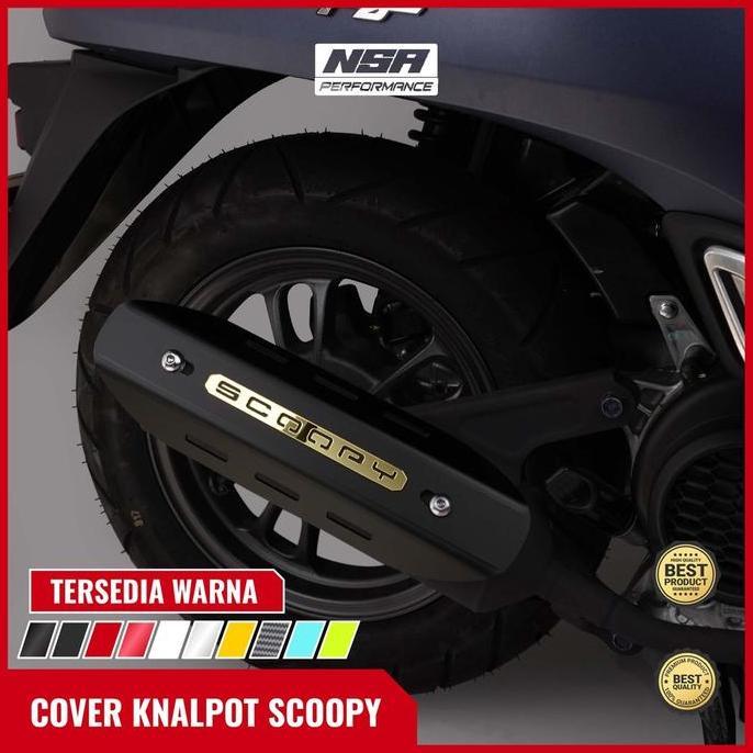NSA COVER KNALPOT SCOOPY TUTUP KNALPOT ALL HONDA SCOOPY COVER KNALPOT SCOOPY TAMENG KNALPOT SCOOPY B